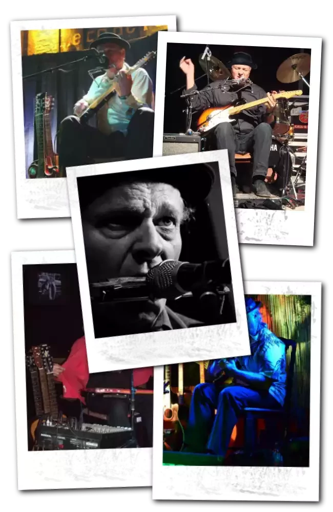 Montage of gig images